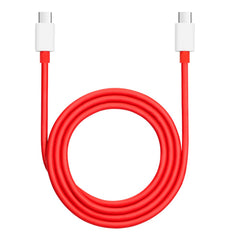 Original OnePlus USB-C til USB-C 12A Data- og Opladerkabel 150W - 1m - Rød