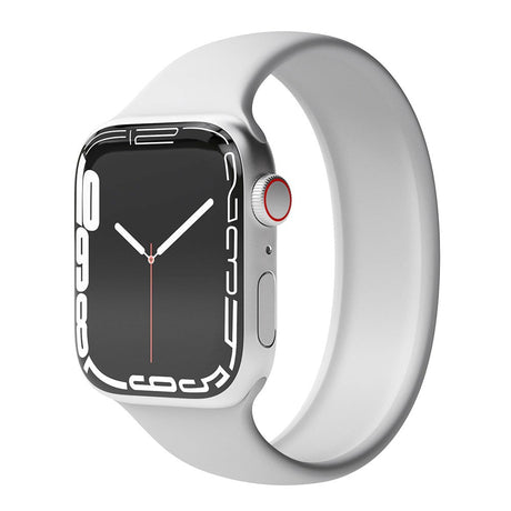 Apple Watch (42/44/SE/45/46/49mm) Vonmählen Solo Loop Small Silikone Rem - Grå