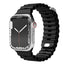 Apple Watch (38/40/SE/41/42mm) Vonmählen Wave Band Silikone Rem - Sort