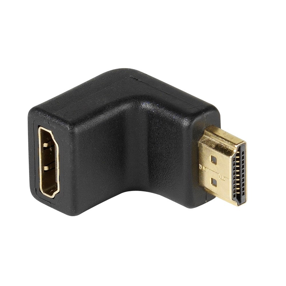 Vivanco HDMI Adapter (Hun til Han) m. 90° Vinkel - Sort
