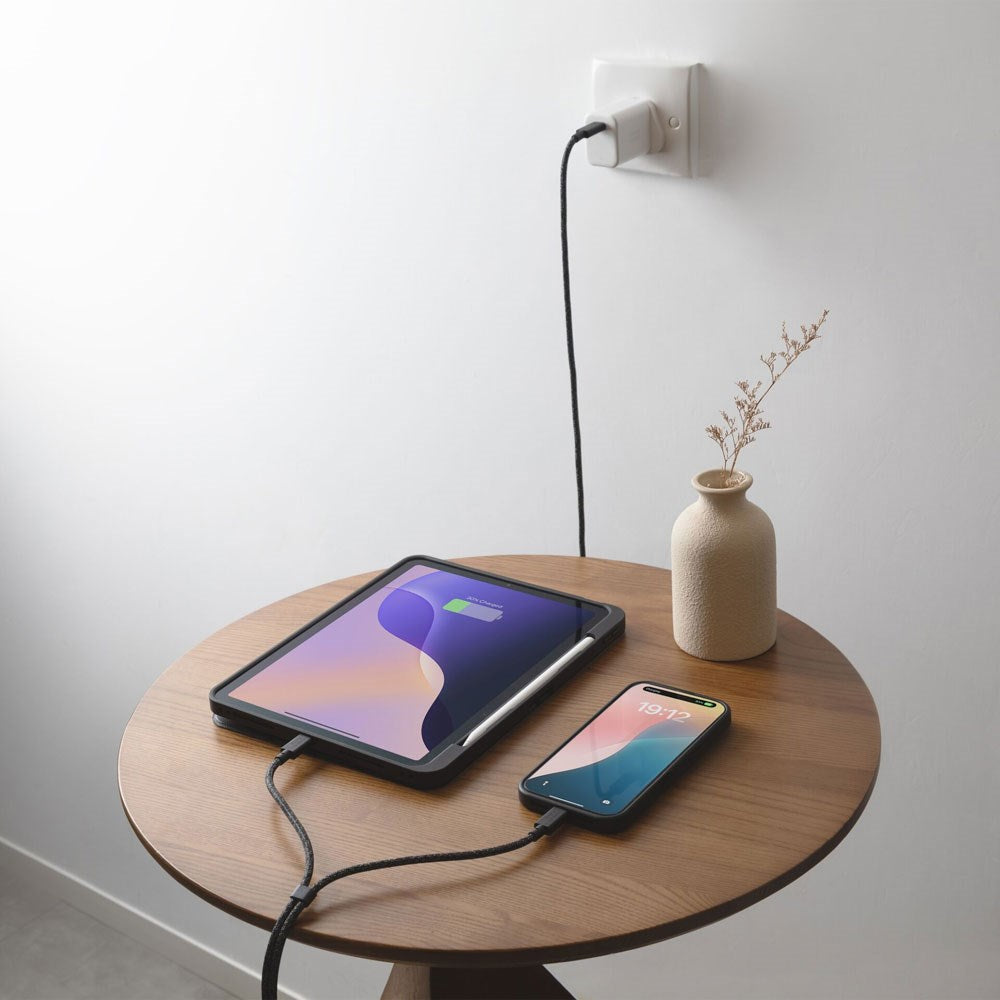 Native Union 2-i-1 USB-C til USB-C Kabel 140W - 2m - Cosmos
