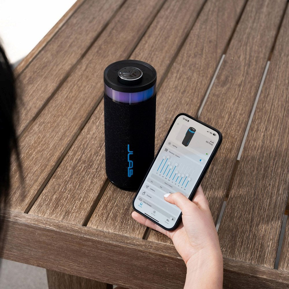 JLab Go Bluetooth Højtaler m. Lys - Sort