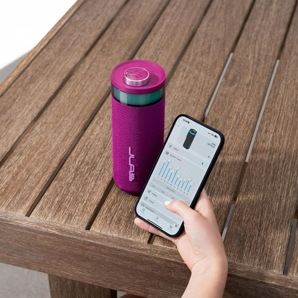 JLab Go Bluetooth Højtaler m. Lys - Lyserød