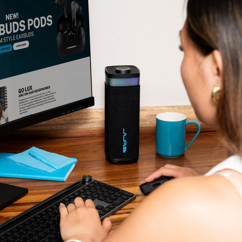 JLab JBuds Bluetooth Højtaler m. Lys - Sort