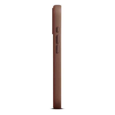 WOOLNUT iPhone 17 Ægte Læder Cover - MagSafe Kompatibel - Brun