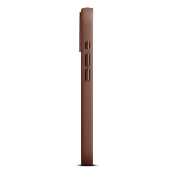 WOOLNUT iPhone 17 Ægte Læder Cover - MagSafe Kompatibel - Brun