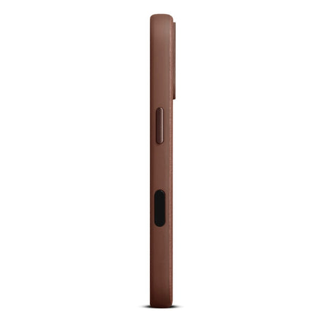 WOOLNUT iPhone 17 Ægte Læder Cover - MagSafe Kompatibel - Brun