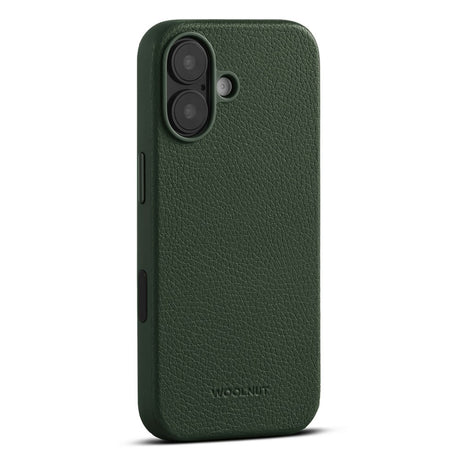 WOOLNUT iPhone 17 Ægte Læder Cover - MagSafe Kompatibel - Grøn