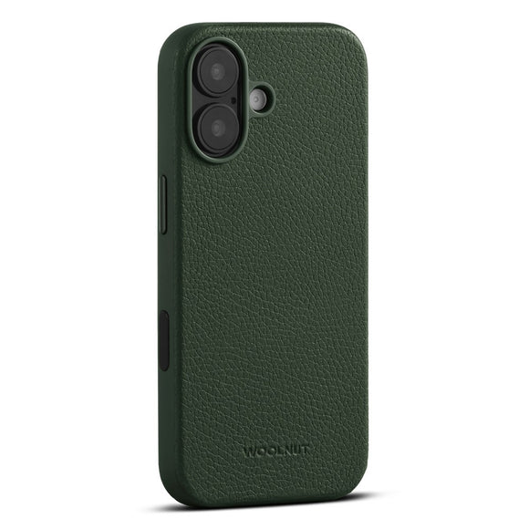 WOOLNUT iPhone 17 Ægte Læder Cover - MagSafe Kompatibel - Grøn