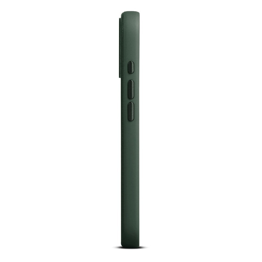 WOOLNUT iPhone 17 Ægte Læder Cover - MagSafe Kompatibel - Grøn