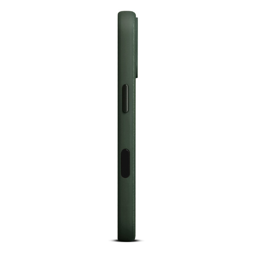 WOOLNUT iPhone 17 Ægte Læder Cover - MagSafe Kompatibel - Grøn
