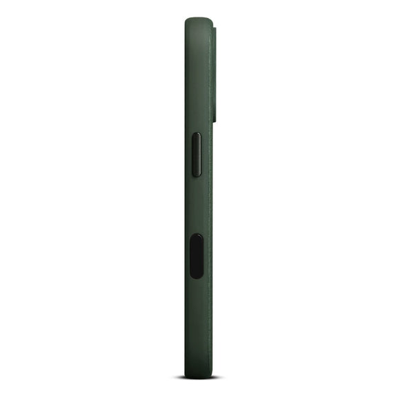 WOOLNUT iPhone 17 Ægte Læder Cover - MagSafe Kompatibel - Grøn