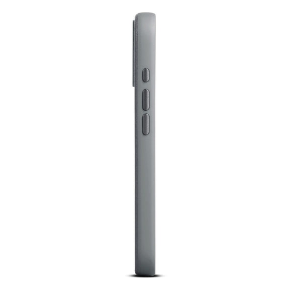 WOOLNUT iPhone 17 Ægte Læder Cover - MagSafe Kompatibel - Grå
