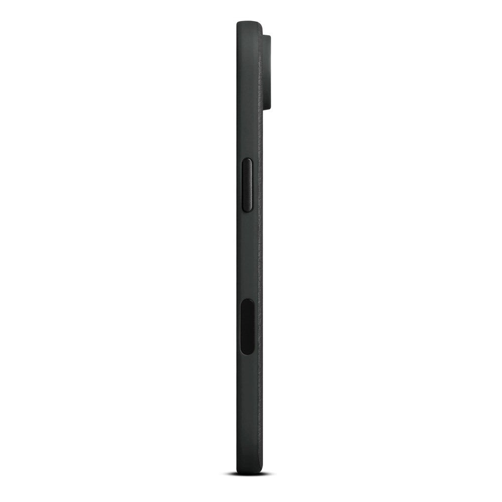 WOOLNUT iPhone Air Ægte Læder Cover - MagSafe Kompatibel - Sort