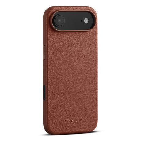 WOOLNUT iPhone Air Ægte Læder Cover - MagSafe Kompatibel - Brun