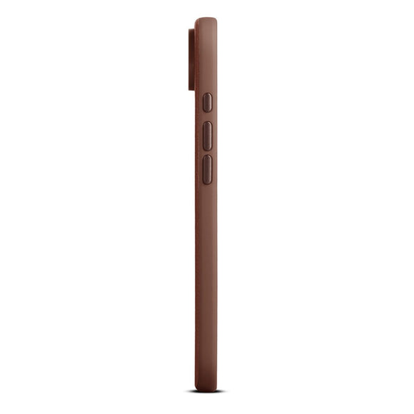 WOOLNUT iPhone Air Ægte Læder Cover - MagSafe Kompatibel - Brun