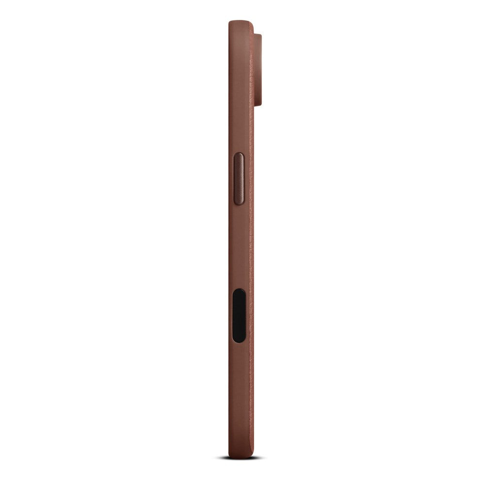 WOOLNUT iPhone Air Ægte Læder Cover - MagSafe Kompatibel - Brun