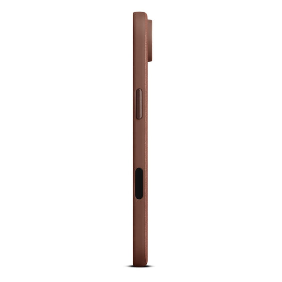 WOOLNUT iPhone Air Ægte Læder Cover - MagSafe Kompatibel - Brun