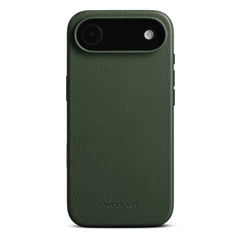 WOOLNUT iPhone Air Ægte Læder Cover - MagSafe Kompatibel - Grøn