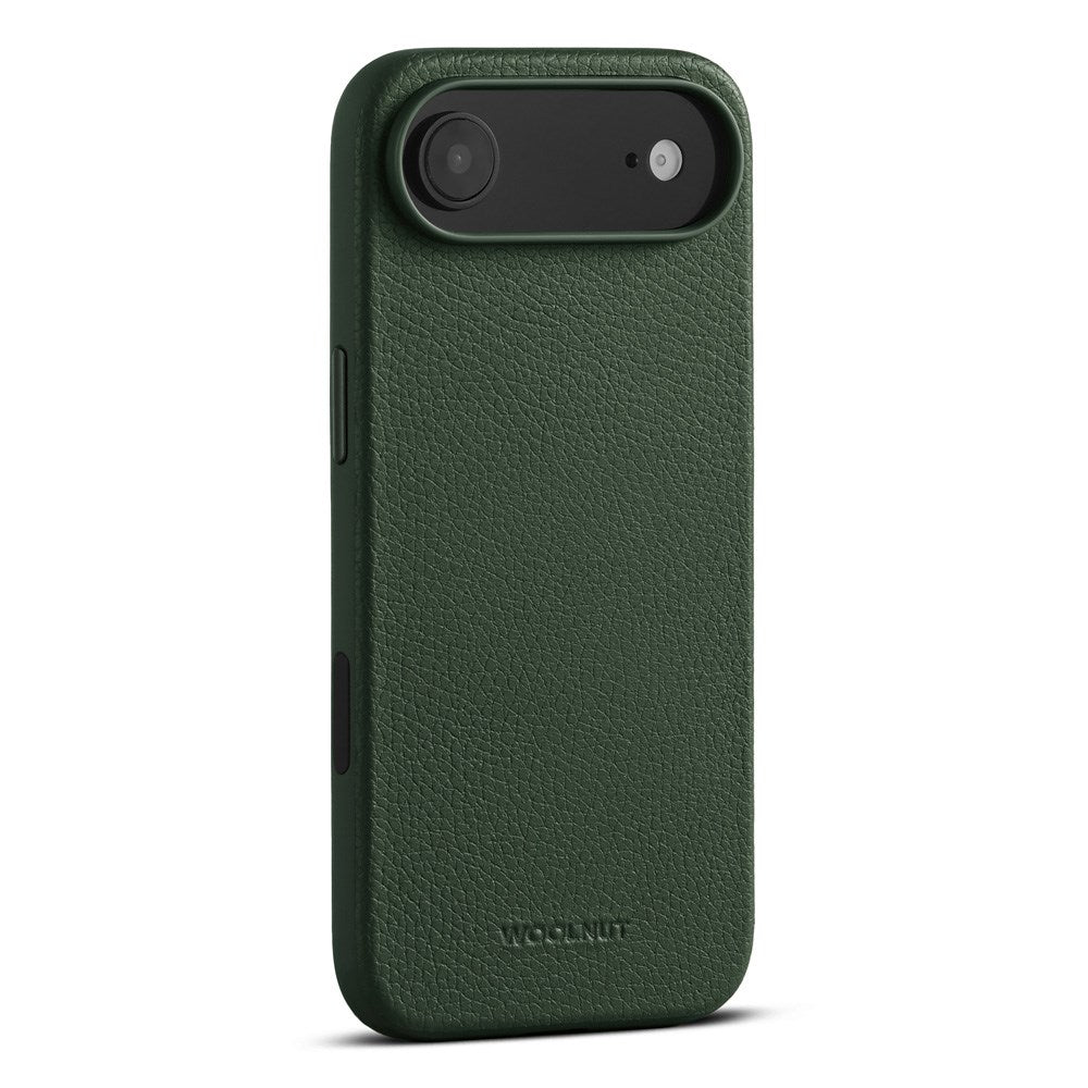 WOOLNUT iPhone Air Ægte Læder Cover - MagSafe Kompatibel - Grøn