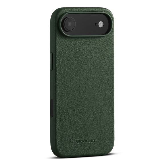 WOOLNUT iPhone Air Ægte Læder Cover - MagSafe Kompatibel - Grøn