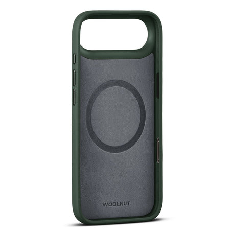 WOOLNUT iPhone Air Ægte Læder Cover - MagSafe Kompatibel - Grøn