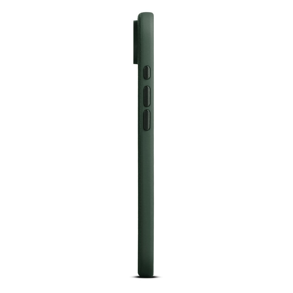 WOOLNUT iPhone Air Ægte Læder Cover - MagSafe Kompatibel - Grøn