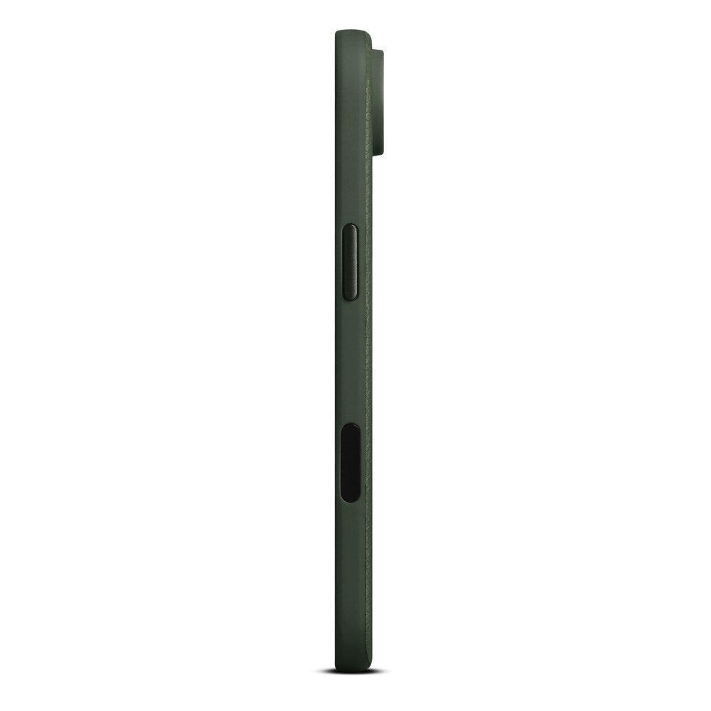 WOOLNUT iPhone Air Ægte Læder Cover - MagSafe Kompatibel - Grøn