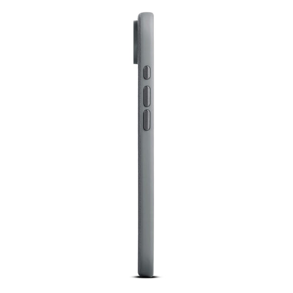 WOOLNUT iPhone Air Ægte Læder Cover - MagSafe Kompatibel - Grå
