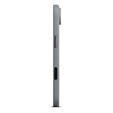 WOOLNUT iPhone Air Ægte Læder Cover - MagSafe Kompatibel - Grå