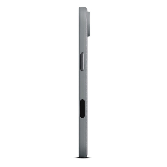 WOOLNUT iPhone Air Ægte Læder Cover - MagSafe Kompatibel - Grå