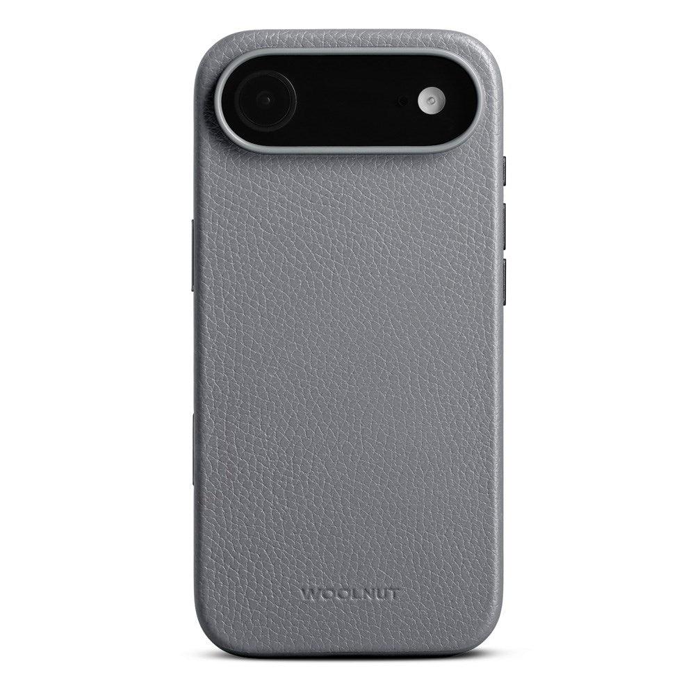 WOOLNUT iPhone Air Ægte Læder Cover - MagSafe Kompatibel - Grå