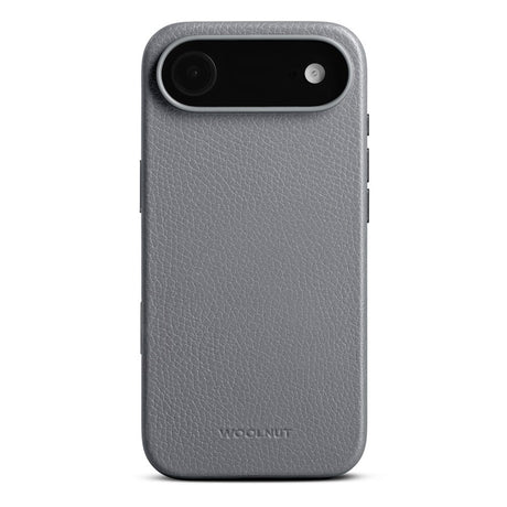 WOOLNUT iPhone Air Ægte Læder Cover - MagSafe Kompatibel - Grå