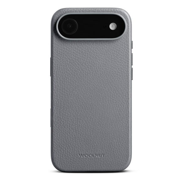 WOOLNUT iPhone Air Ægte Læder Cover - MagSafe Kompatibel - Grå