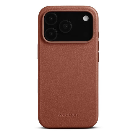 WOOLNUT iPhone 17 Pro Ægte Læder Cover - MagSafe Kompatibel - Brun