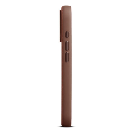 WOOLNUT iPhone 17 Pro Ægte Læder Cover - MagSafe Kompatibel - Brun