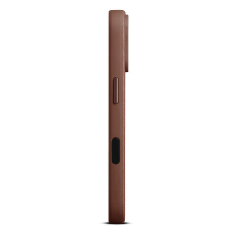 WOOLNUT iPhone 17 Pro Ægte Læder Cover - MagSafe Kompatibel - Brun