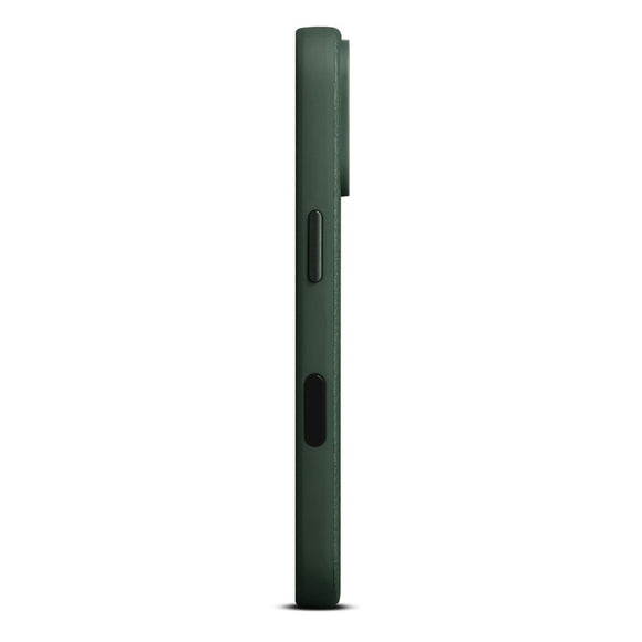 WOOLNUT iPhone 17 Pro Ægte Læder Cover - MagSafe Kompatibel - Grøn