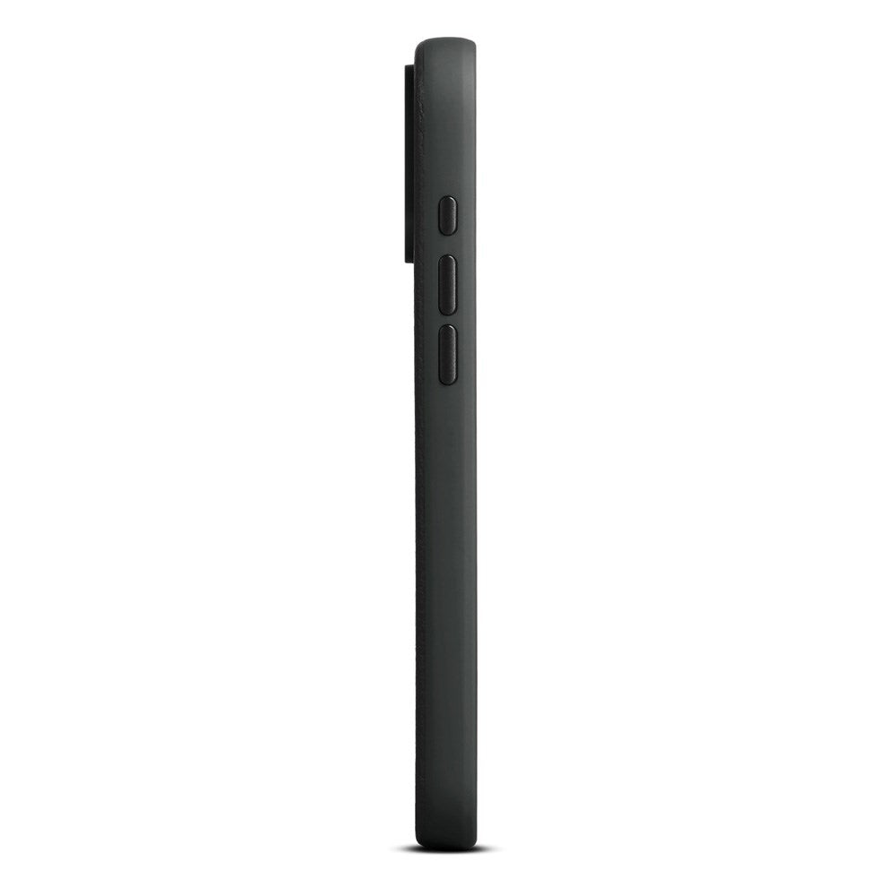 WOOLNUT iPhone 17 Pro Max Ægte Læder Cover - MagSafe Kompatibel - Sort