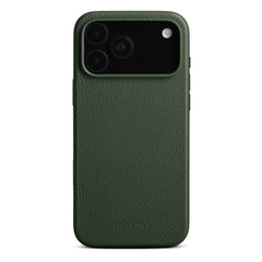 WOOLNUT iPhone 17 Pro Max Ægte Læder Cover - MagSafe Kompatibel - Grøn