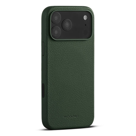 WOOLNUT iPhone 17 Pro Max Ægte Læder Cover - MagSafe Kompatibel - Grøn