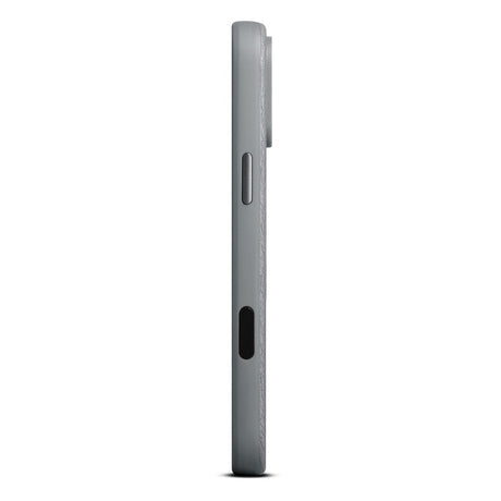 WOOLNUT iPhone 17 Pro Max Ægte Læder Cover - MagSafe Kompatibel - Grå