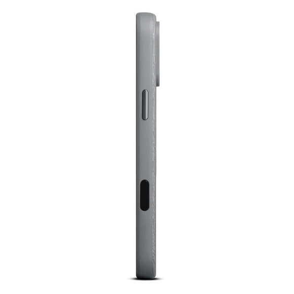 WOOLNUT iPhone 17 Pro Max Ægte Læder Cover - MagSafe Kompatibel - Grå