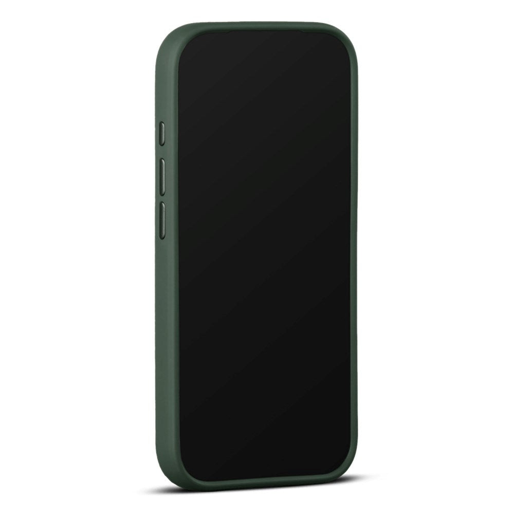 iPhone 18 Pro WOOLNUT Ægte Læder Cover - MagSafe Kompatibel - Grøn