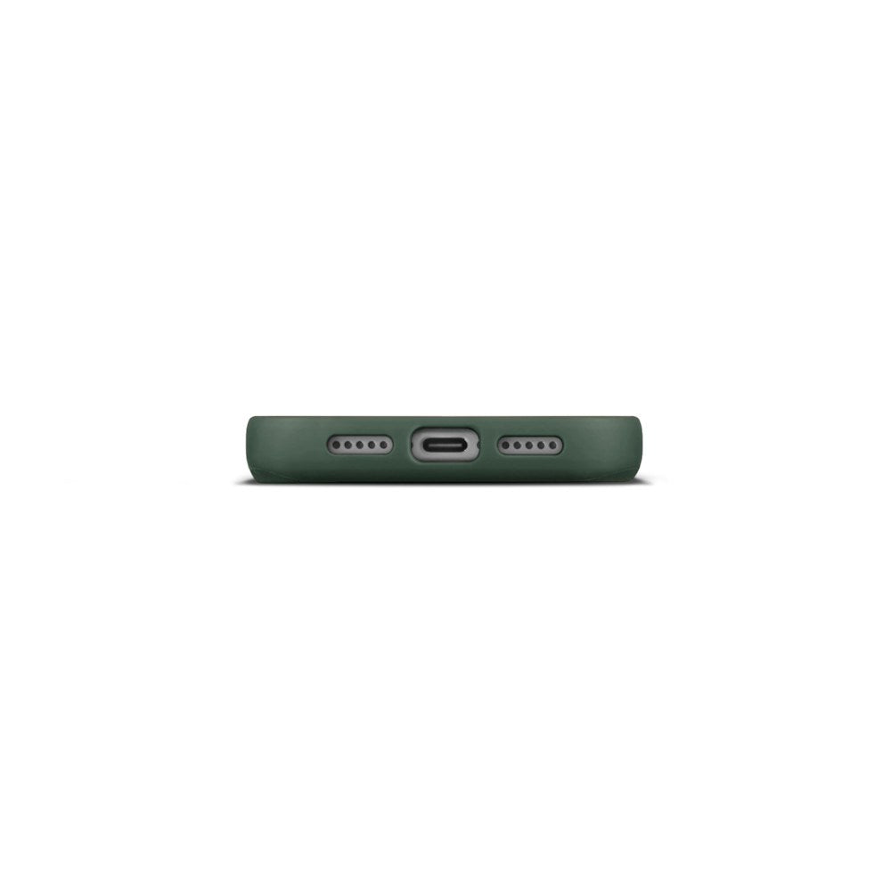 iPhone 18 Pro Max WOOLNUT Ægte Læder Cover - MagSafe Kompatibel - Grøn