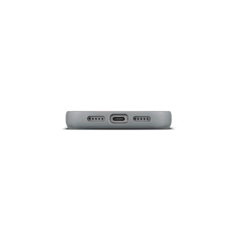 iPhone 18 Pro WOOLNUT Ægte Læder Cover - MagSafe Kompatibel - Grå