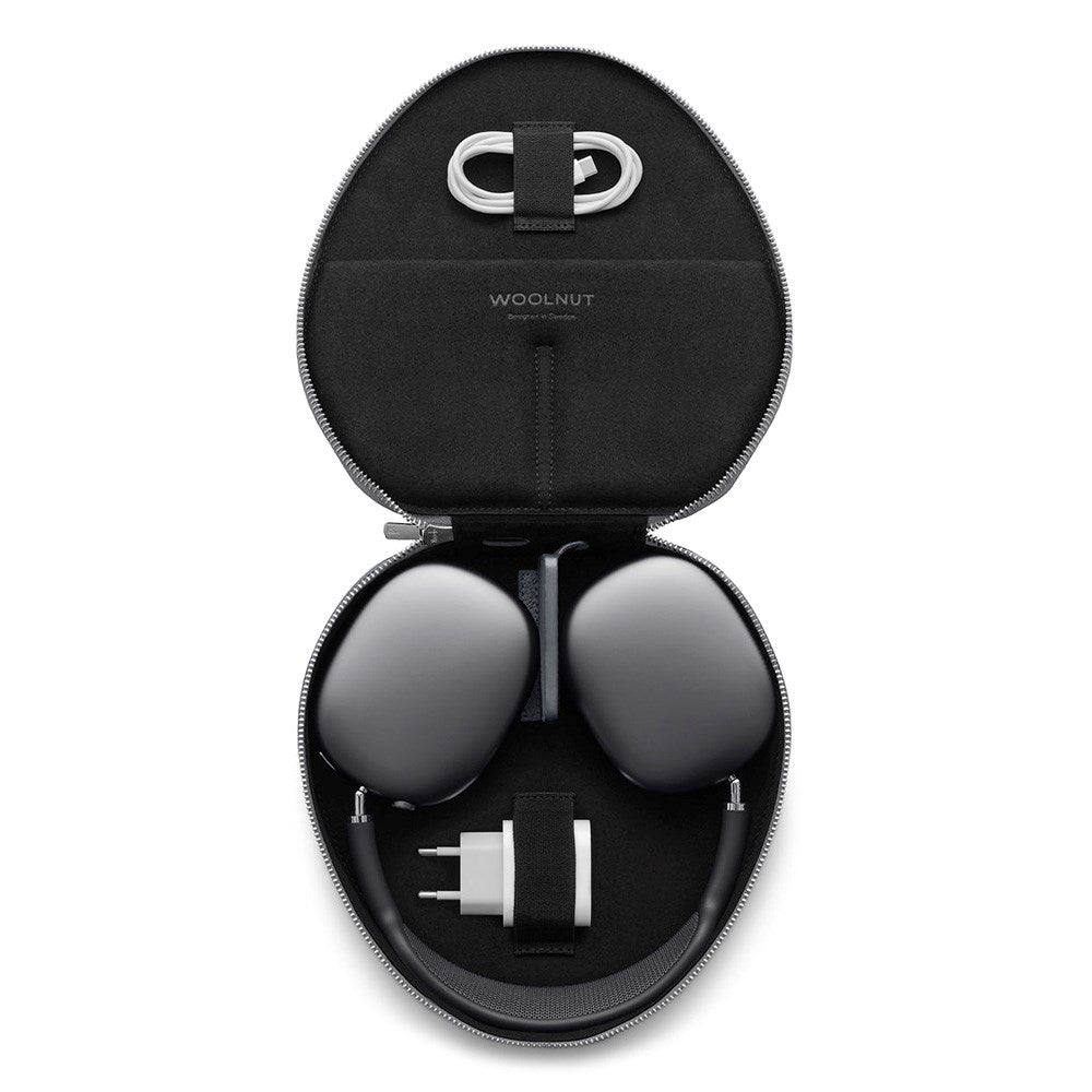 Woolnut AirPods Max / Max 2 Læder Case - Grå