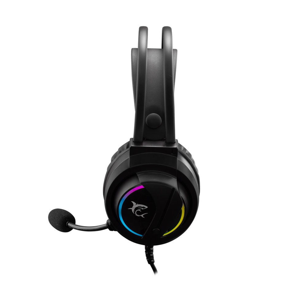 White Shark WOLF On-Ear Gaming Headset - Sort