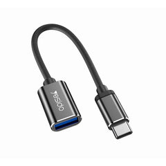 Yesido USB-A til USB-C Adapter - Grå
