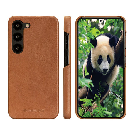 Samsung Galaxy S23 dbramante1928 Lynge Ægte Læder Magnet Cover - Tan